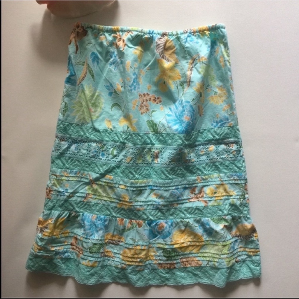 Banana Republic floral tropical print skirt size 6 - Picture 6 of 6